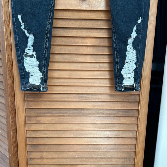 Topshop Jamie Skinny Jeans Raw Hem | Size 26 - Picture 5 of 11